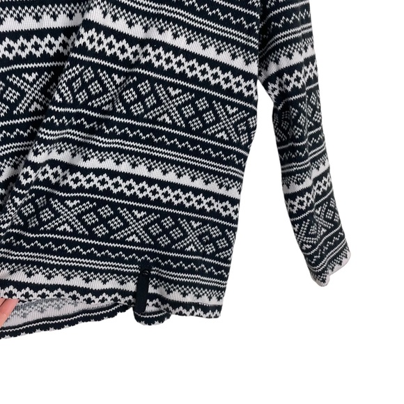 ⭐️2/$20 Lauren Ralph Lauren Active Pull Over Nordic Print Quarter Zip Jacket - Picture 4 of 12